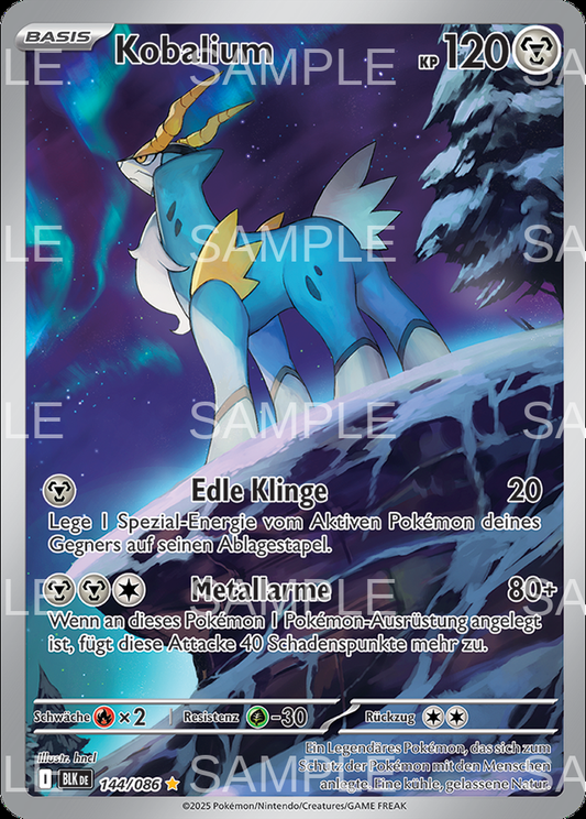 144 Kobalium - Cobalion - BLK 144/086