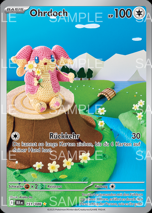 151 Ohrdoch - Audino - BLK 151/086