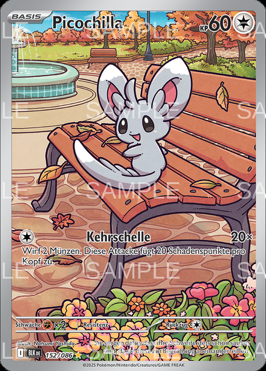 152 Picochilla - Minccino - BLK 152/086