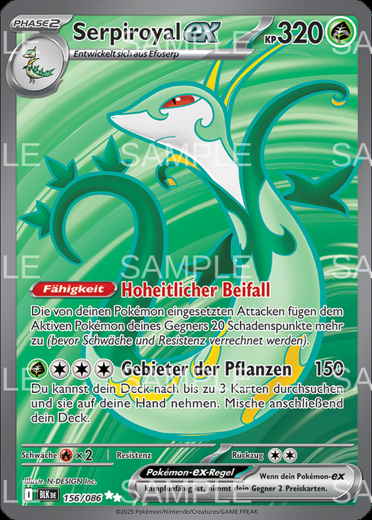 156 Serpiroyal ex - Serperior ex - BLK 156/086