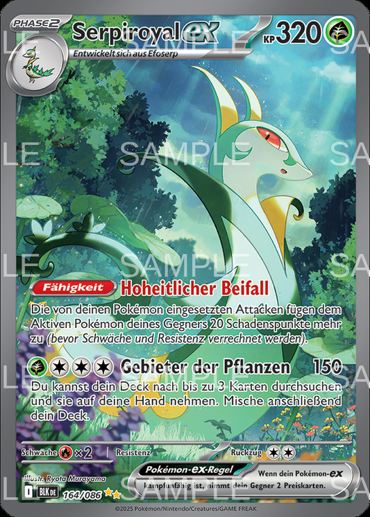 164 Serpiroyal ex - Serperior ex - BLK 164/086