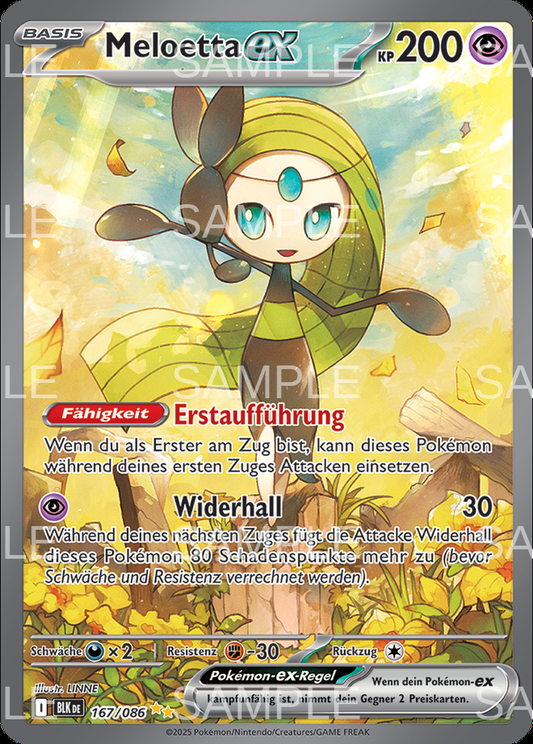 167 Meloetta ex - Meloetta ex - BLK 167/086