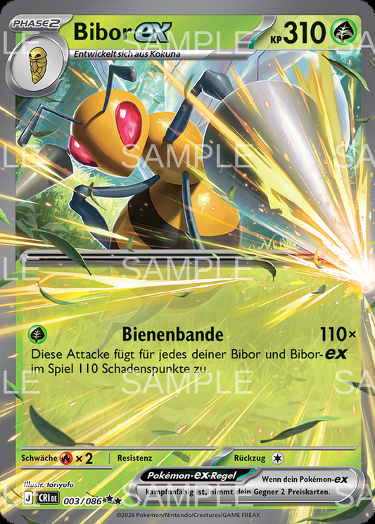 003 Bibor ex - Beedrill ex - CRI 003/86