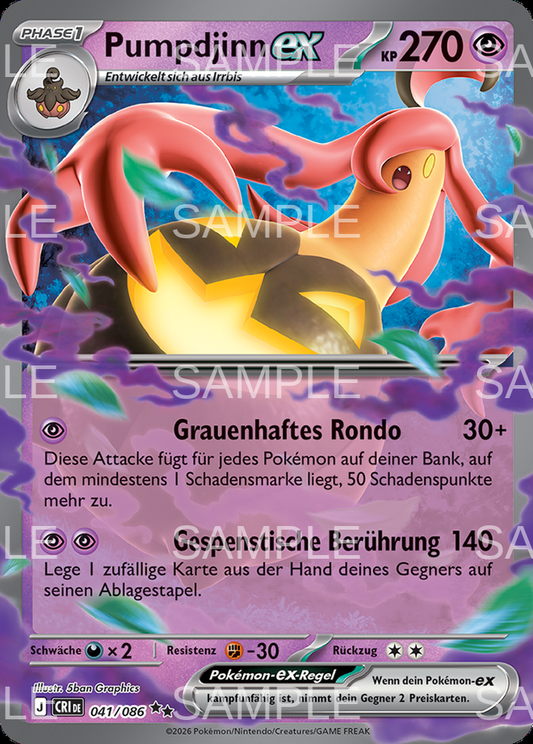 041 Pumpdjinn ex - Gourgeist ex - CRI 041/86
