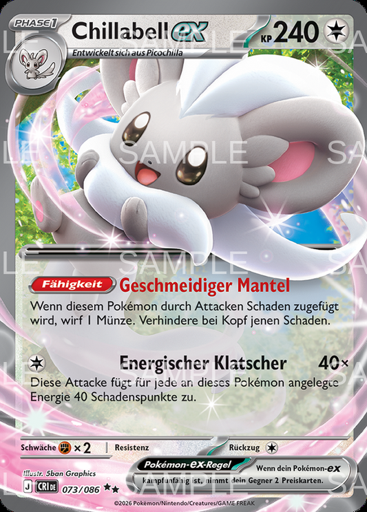 073 Chillabell ex - Cinccino ex - CRI 073/86