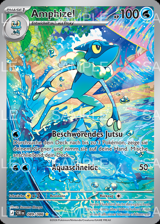 089 Amphizel - Frogadier - CRI 089/86