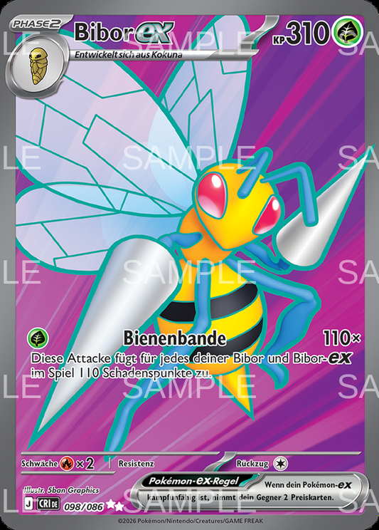 098 Bibor ex - Beedrill ex - CRI 098/86