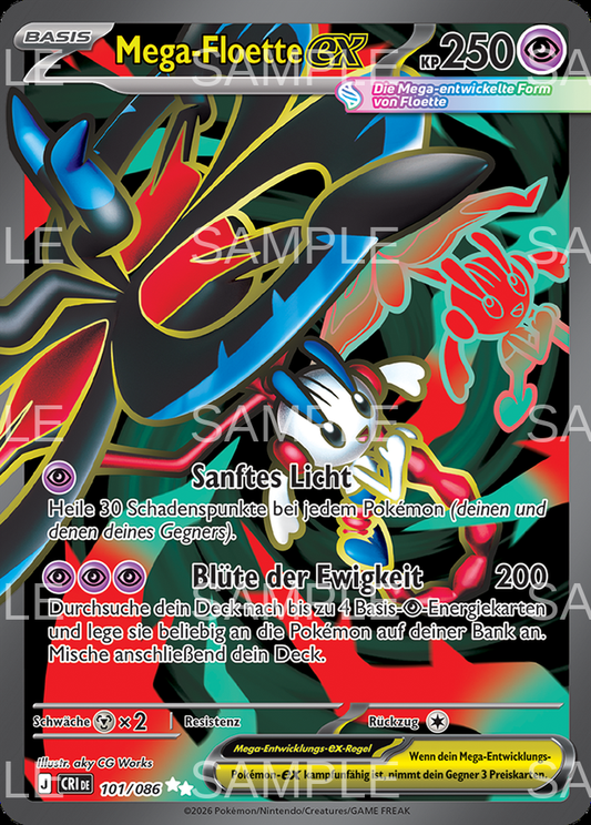 101 Mega Floette ex - Mega Floette ex - CRI 101/86