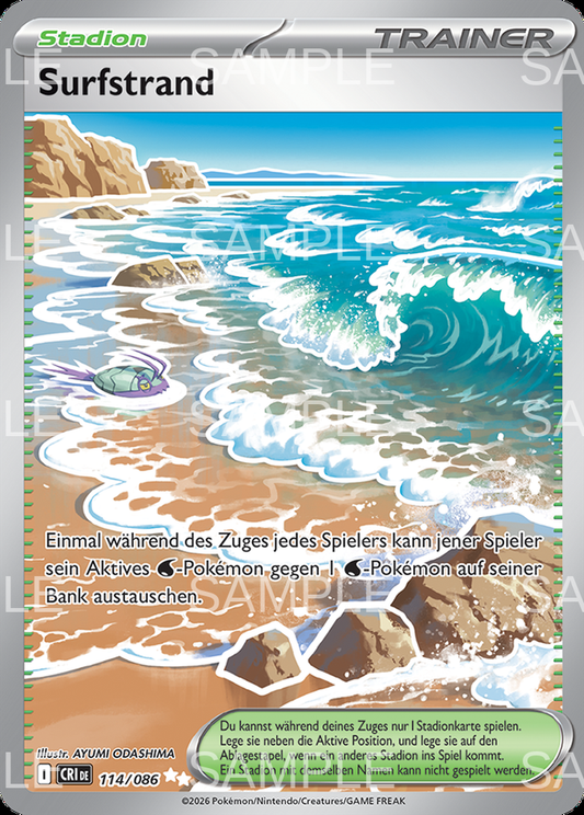 114 Surfstrand - Surfing Beach - CRI 114/86