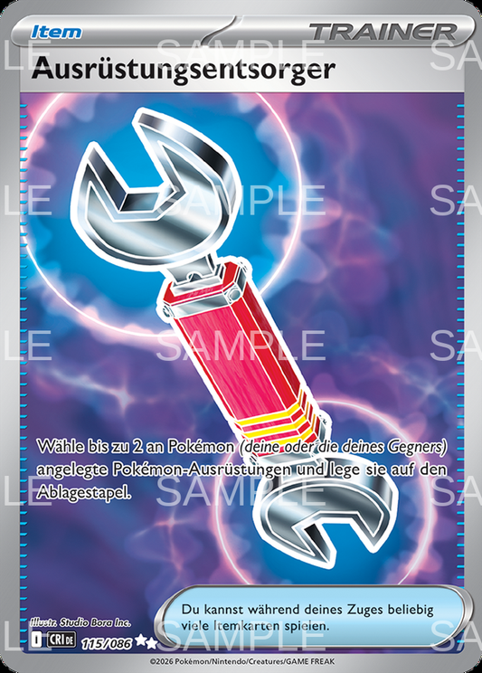 115 Ausrüstungsentsorger - Tool Scrapper - CRI 115/86