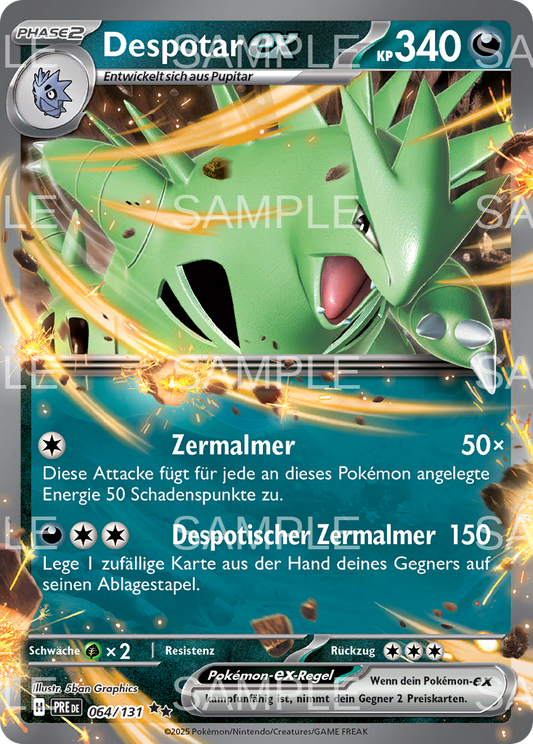064 Despotar ex - Tyranitar ex - PRE 064/131