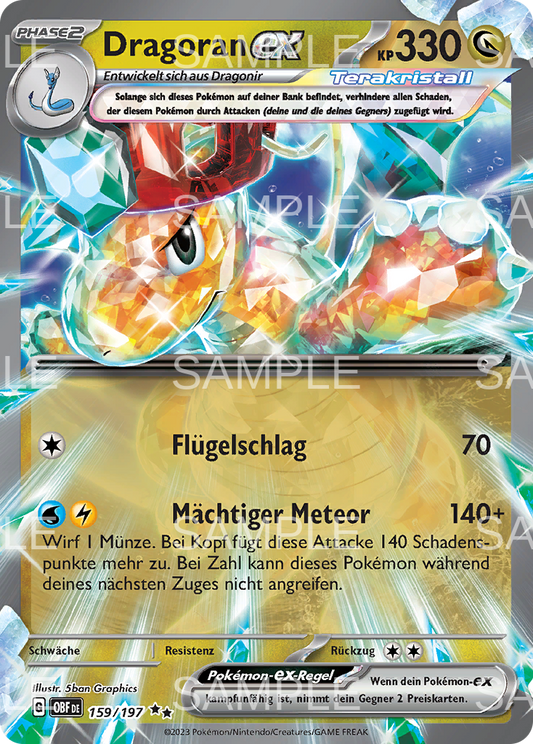 159 Dragoran ex - Dragonite ex - OBF 159/197