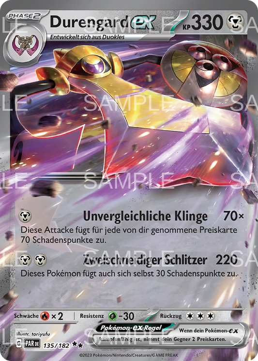 135 Durengard ex - Aegislash ex - PAR 135/182