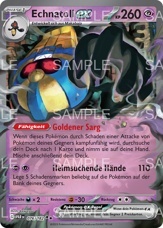 076 Echnatoll ex - Claydol ex - PAR 076/182