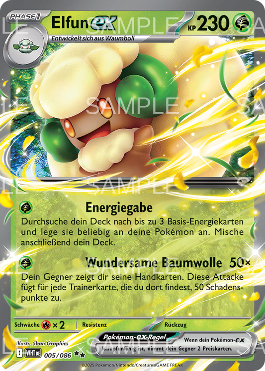 005 Elfun ex - Whimsicott ex - WHT 005/086