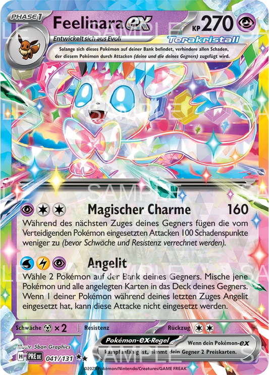 041 Feelinara ex - Sylveon ex - PRE 041/131