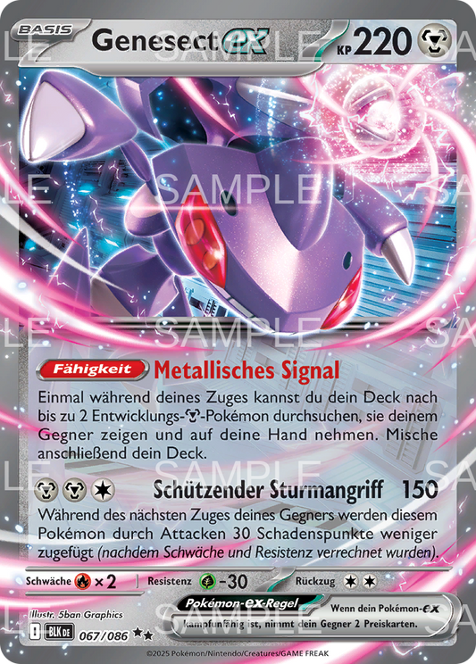 067 Genesect ex - Genesect ex - BLK 067/086