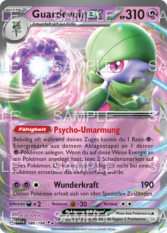 086 Guardevoir ex - Gardevoir ex - SVI 086/198
