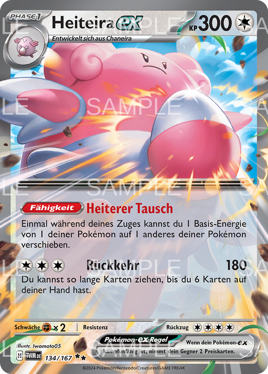 134 Heiteira ex - Blissey ex - TWM 134/167