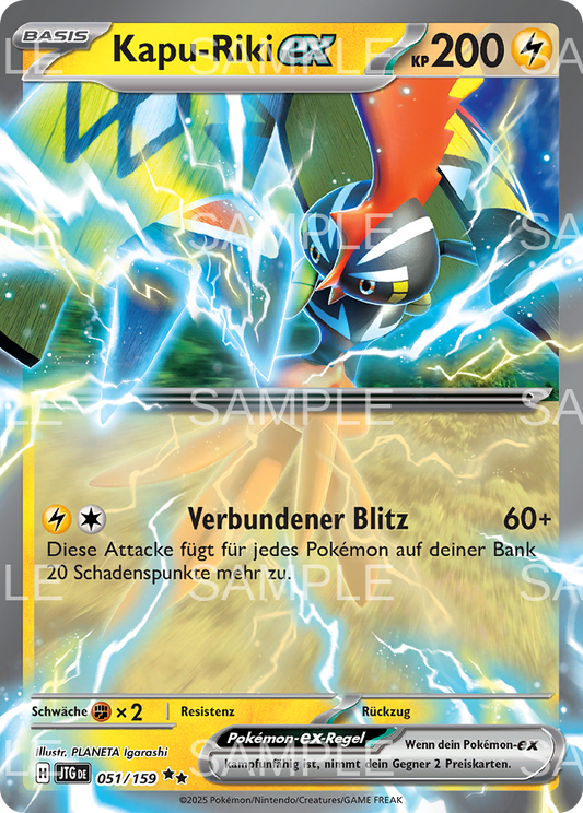 051 Kapu-Riki ex - Tapu Koko ex - JTG 051/159