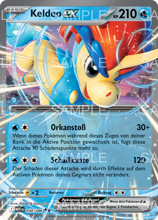 030 Keldeo ex - Keldeo ex - WHT 030/086