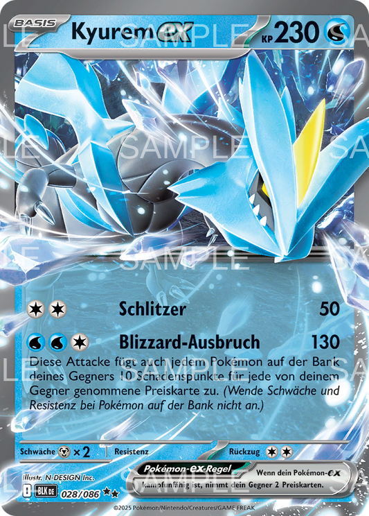 028 Kyurem ex - Kyurem ex - BLK 028/086