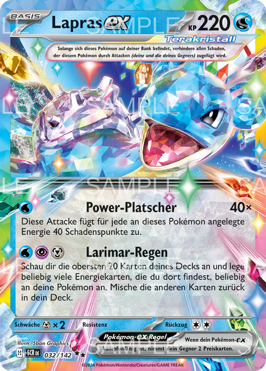032 Lapras ex - Lapras ex - SCR 032/142