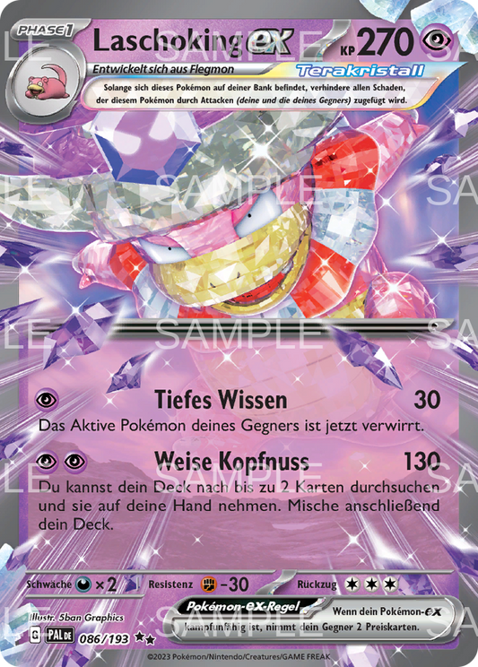 086 Laschoking ex - Slowking ex - PAL 086/193