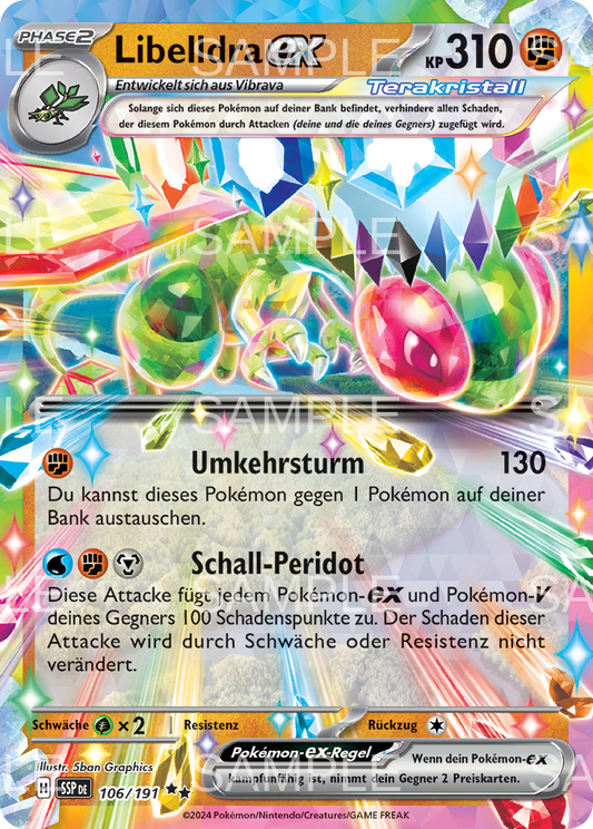 106 Libelldra ex - Dragapult ex - SSP 106/191
