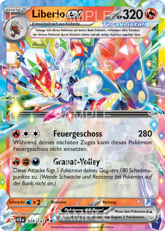 028 Liberlo ex - Cinderace ex - SCR 028/142