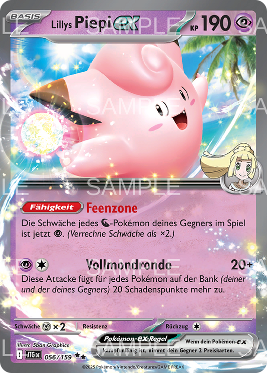 056 Lillys Piepi ex - Lillie's Clefairy ex - JTG 056/159