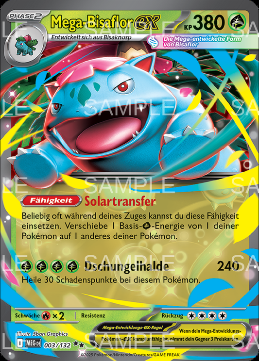 003 Mega Bisaflor ex - Mega Venusaur ex - MEG 003/132