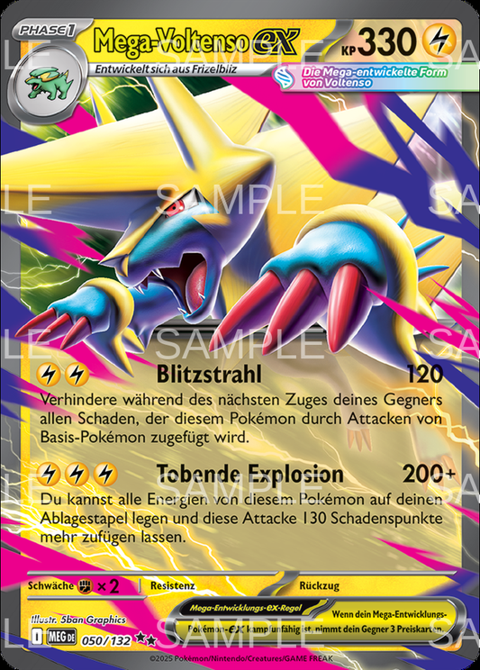 050 Mega Voltenso ex - Mega Manectric ex - MEG 050/132