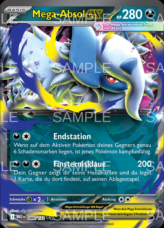 086 Mega Absol ex - Mega Absol ex - MEG 086/132