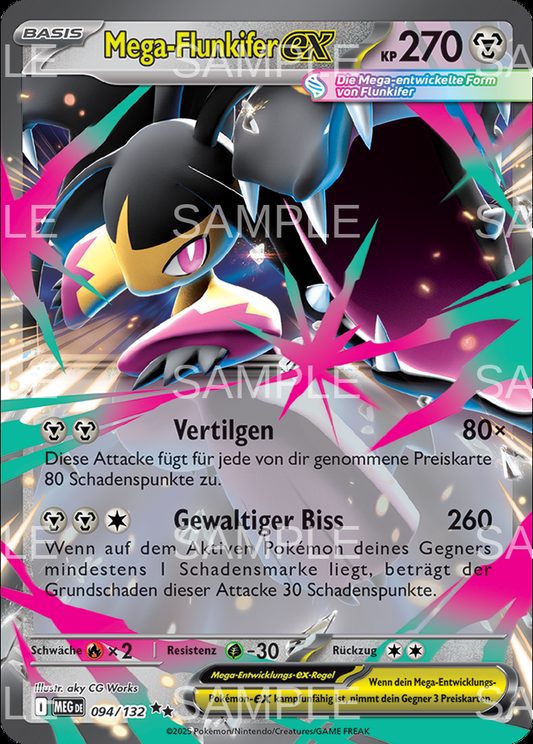 094 Mega Flunkifer ex - Mega Mawile ex - MEG 094/132