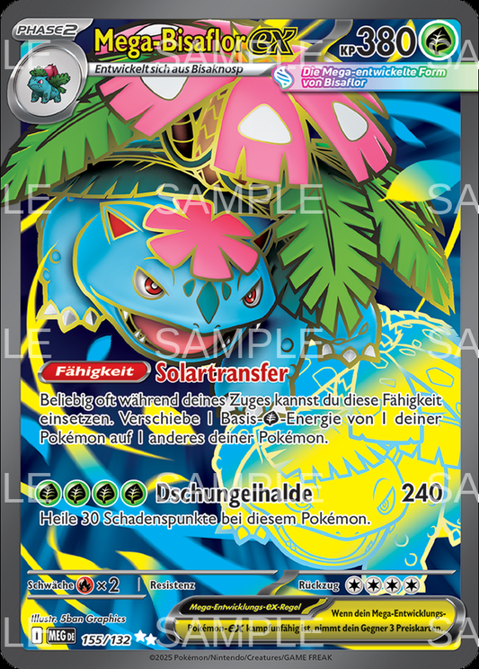 155 Mega Bisaflor ex - Mega Venusaur ex - MEG 155/132