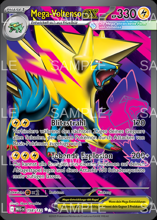 158 Mega Voltenso ex - Mega Manectric ex - MEG 158/132