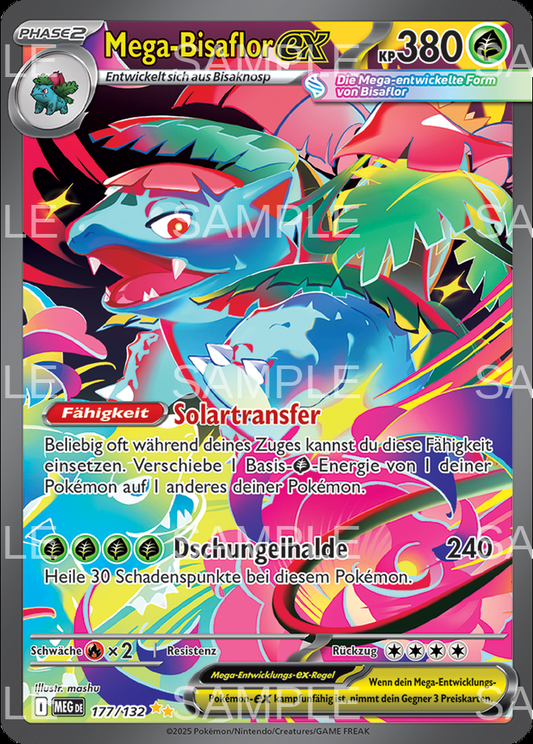 177 Mega Bisaflor ex - Mega Venusaur ex - MEG 177/132