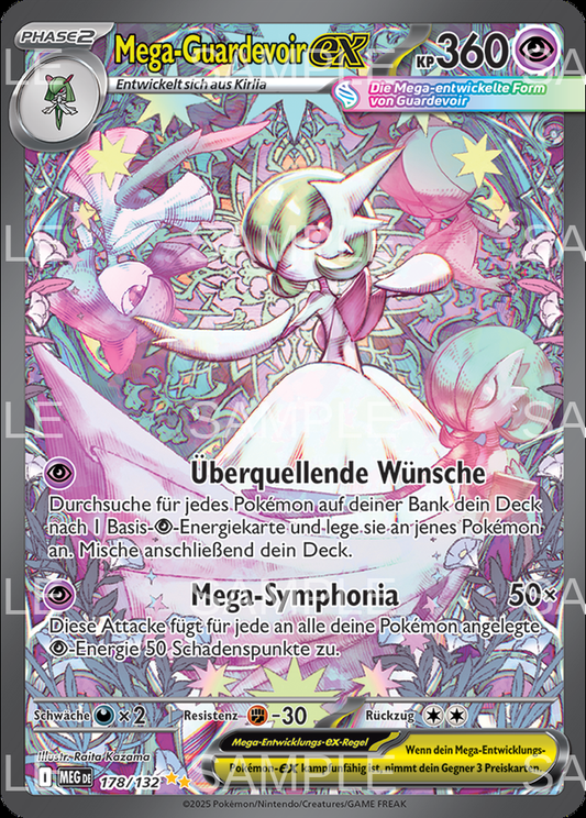 178 Mega Guardevoir ex - Mega Gardevoir ex - MEG 178/132