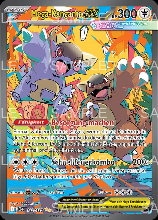 182 Mega Kangama ex - Mega Kangaskhan ex - MEG 182/132