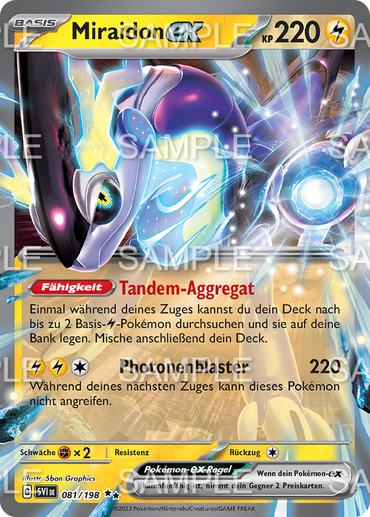 081 Miraidon ex - Miraidon ex - SVI 081/198