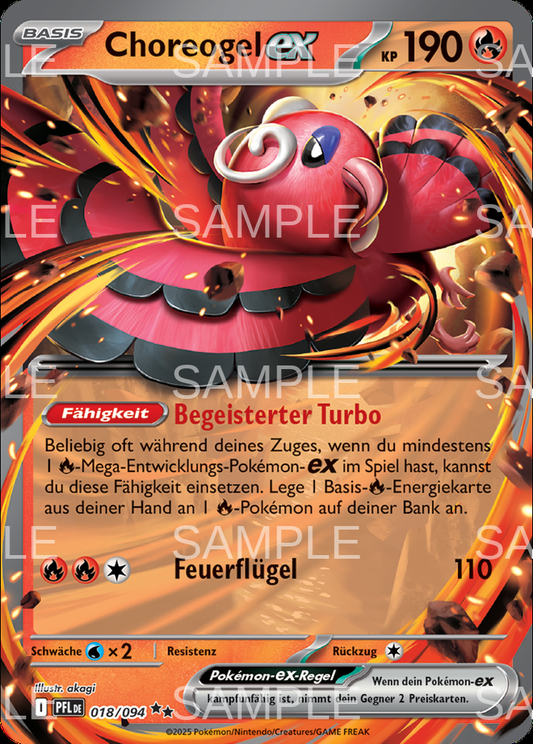 018 Choreogel ex - Oricorio ex - PFL 018/94