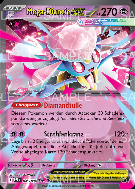 041 Mega Diancie ex - Mega Diancie ex - PFL 041/94