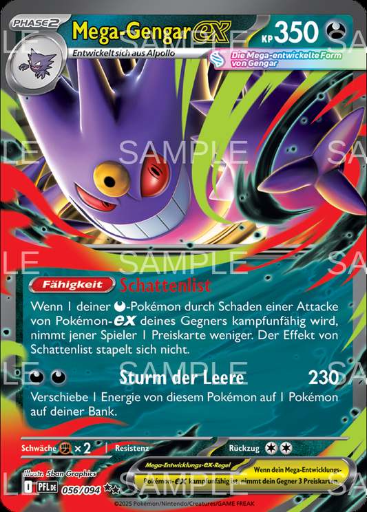 056 Mega Gengar ex - Mega Gengar ex - PFL 056/94