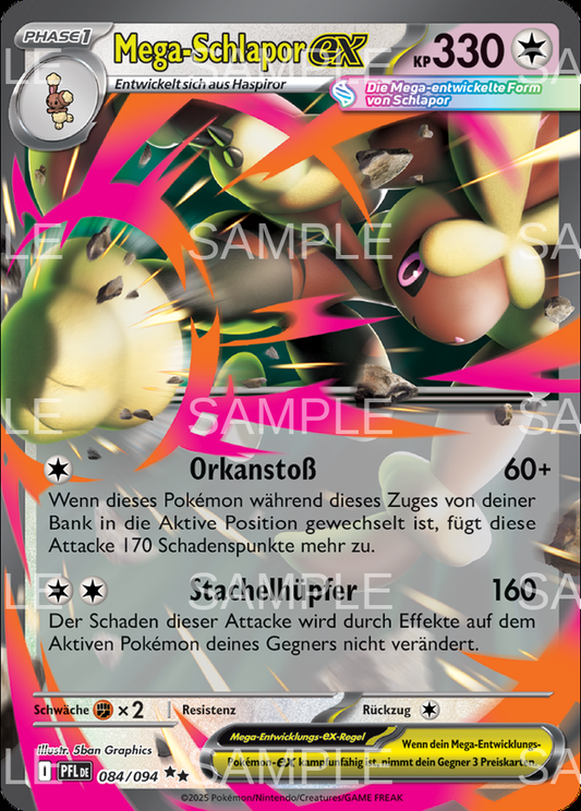 084 Mega Schlapor ex - Mega Lopunny ex - PFL 084/94