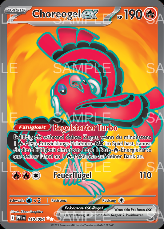 110 Choreogel ex - Oricorio ex - PFL 110/94