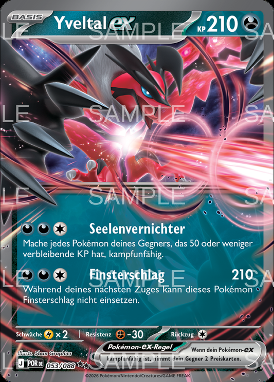 053 Yveltal ex - Yveltal ex - POR 053/88