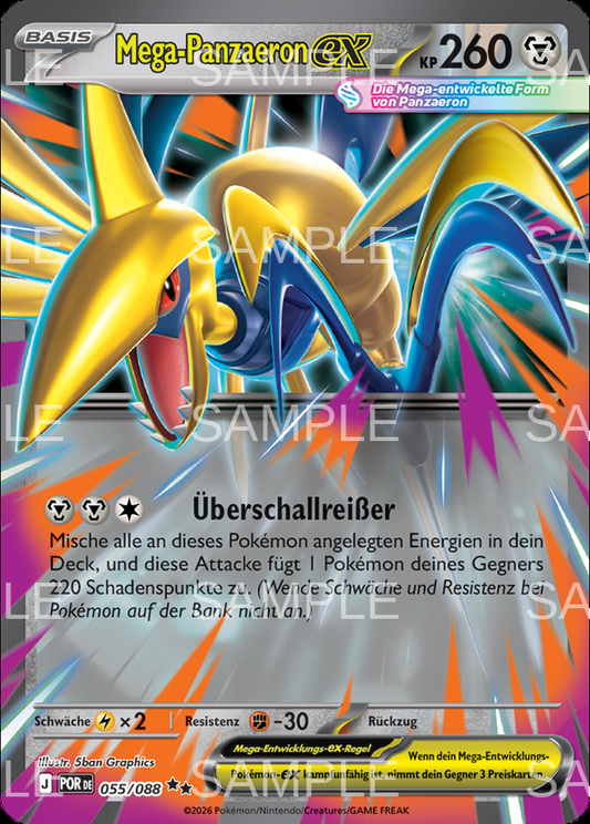 055 Mega Panzaeron ex - Mega Skarmory ex - POR 055/88