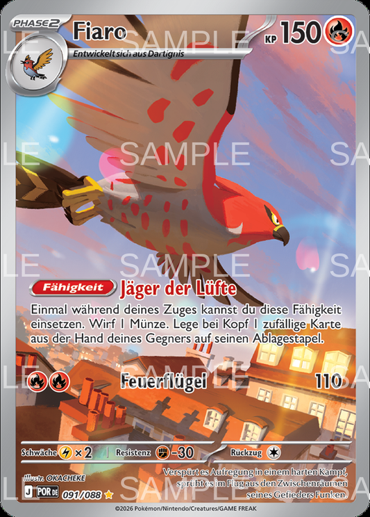 091 Fiaro - Talonflame - POR 091/88