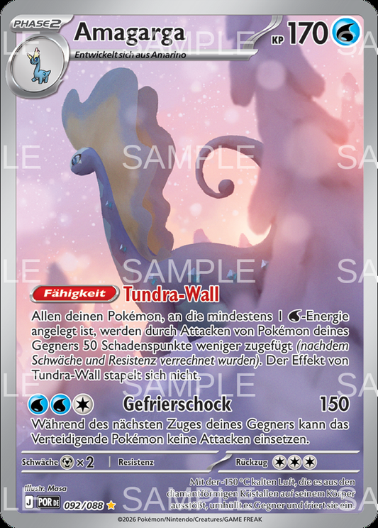 092 Amagarga - Aurorus - POR 092/88